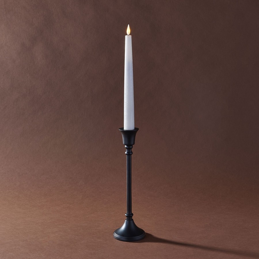 Decor LampLust Taper Candle Holders | Finley Black Taper Candle Holder, Large