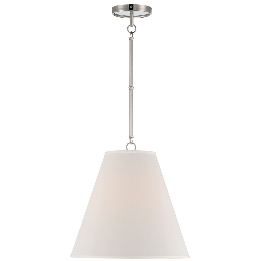 Open Box Brooklyn Bulb Co. | Open Box Luca Medium 15" Conical Pendant, Polished Nickel