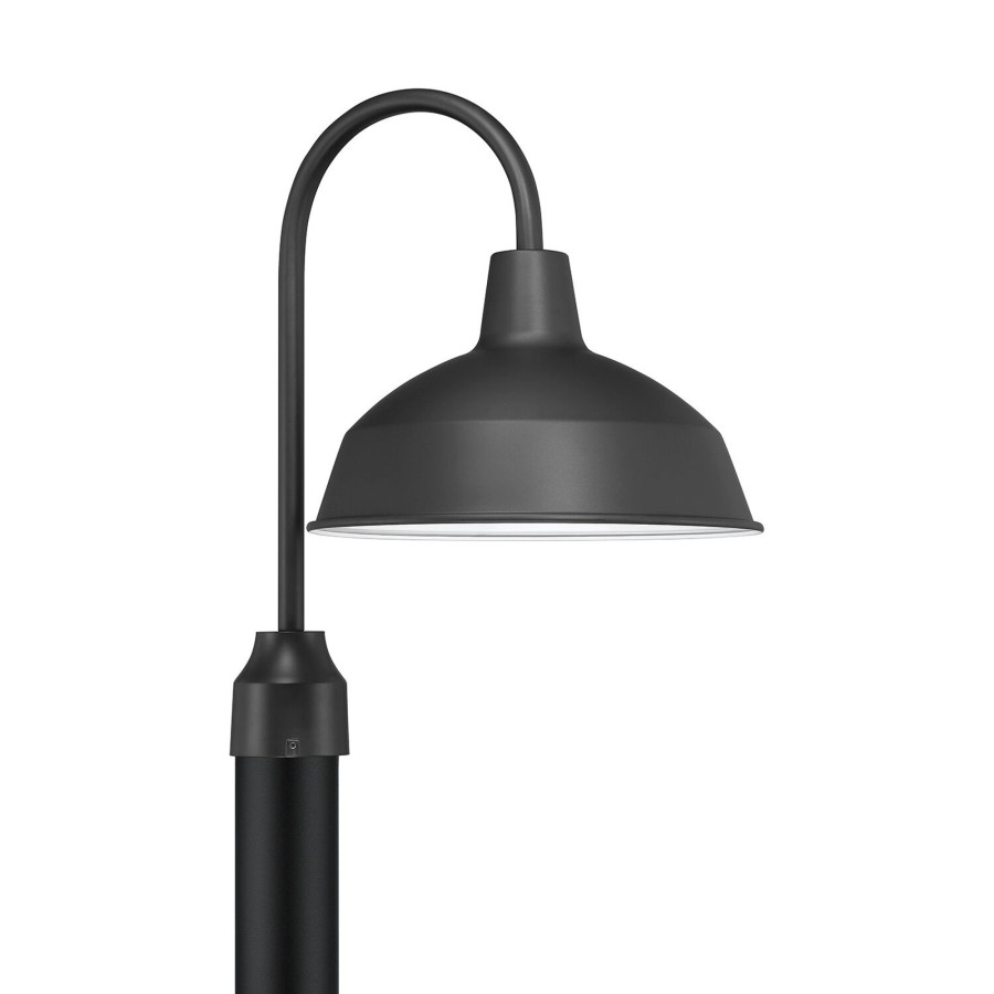 Outdoor Brooklyn Bulb Co. Post Lights | Asher Outdoor Post Light, Black