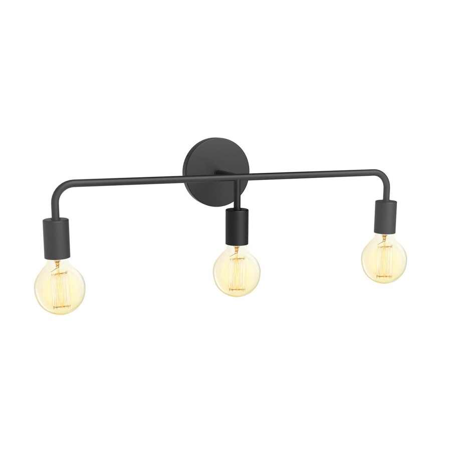 Open Box Brooklyn Bulb Co. | Open Box Prospect 3-Light Vanity, Matte Black