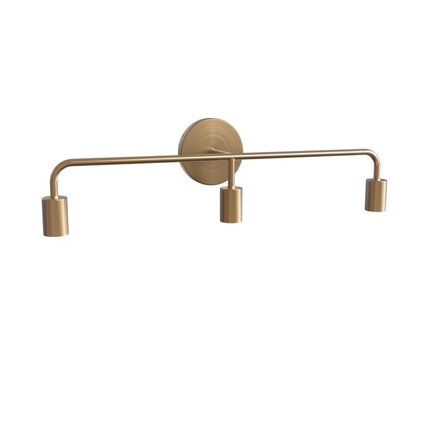 Open Box Brooklyn Bulb Co. | Open Box Prospect 3-Light Vanity, Aged Brass