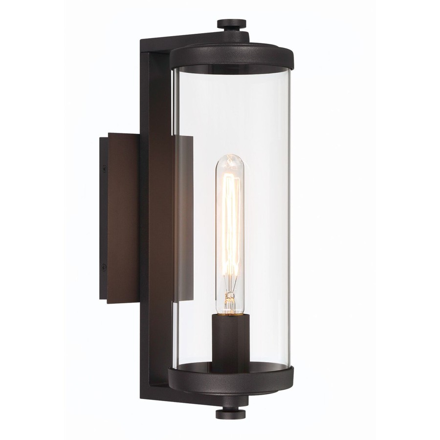 Outdoor Brooklyn Bulb Co. Wall Lights | Hamilton Outdoor Wall Light, Matte Black