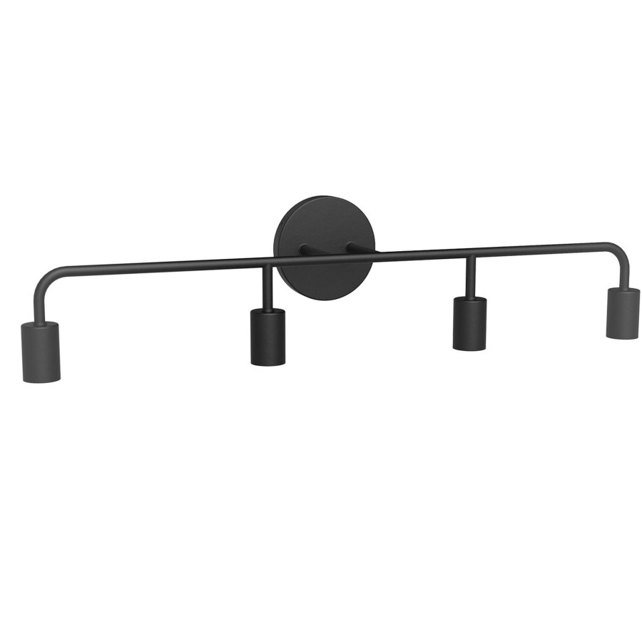 Open Box Brooklyn Bulb Co. | Open Box Prospect 4-Light Vanity, Matte Black