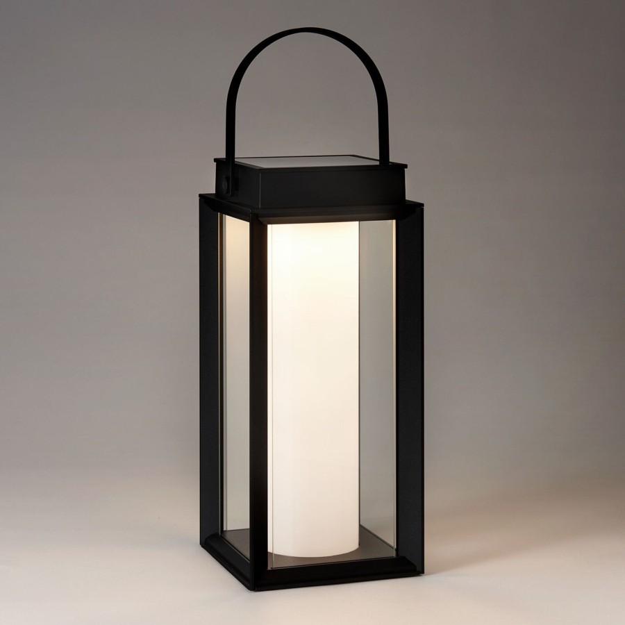 Decor LampLust Outdoor Lanterns | Logan Indoor/Outdoor Led Solar Lantern