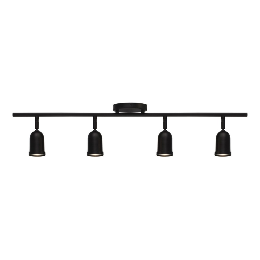 Open Box Brooklyn Bulb Co. | Open Box Bixby 32" 4-Light Led Fixed Track Light, Matte Black