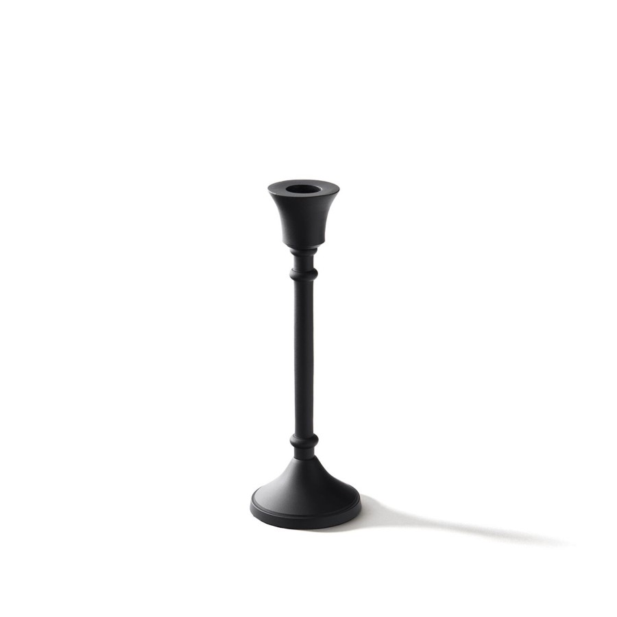 Decor LampLust Taper Candle Holders | Finley Black Taper Candle Holder, Medium