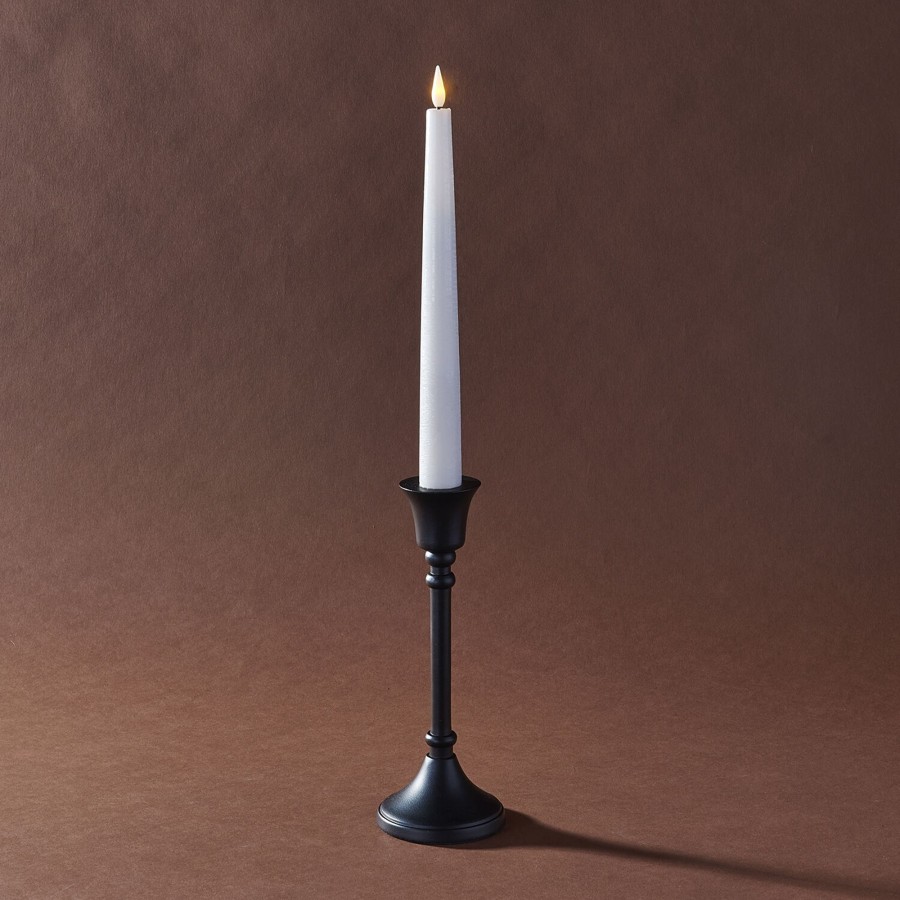 Decor LampLust Taper Candle Holders | Finley Black Taper Candle Holder, Small