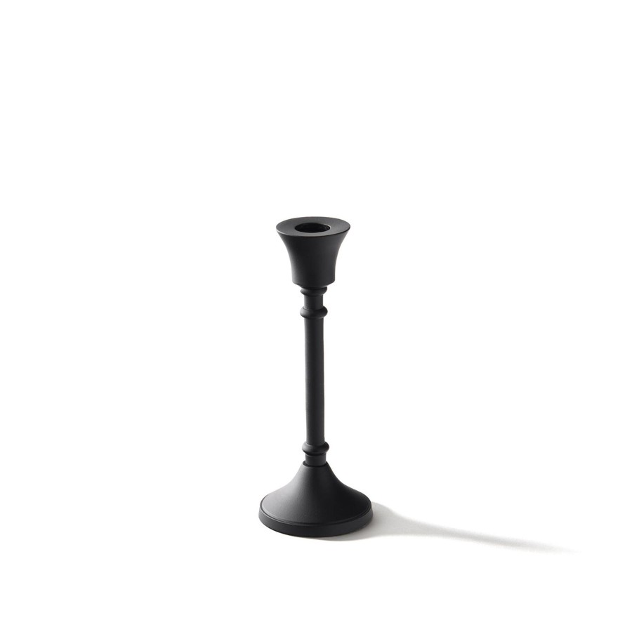 Decor LampLust Taper Candle Holders | Finley Black Taper Candle Holder, Small