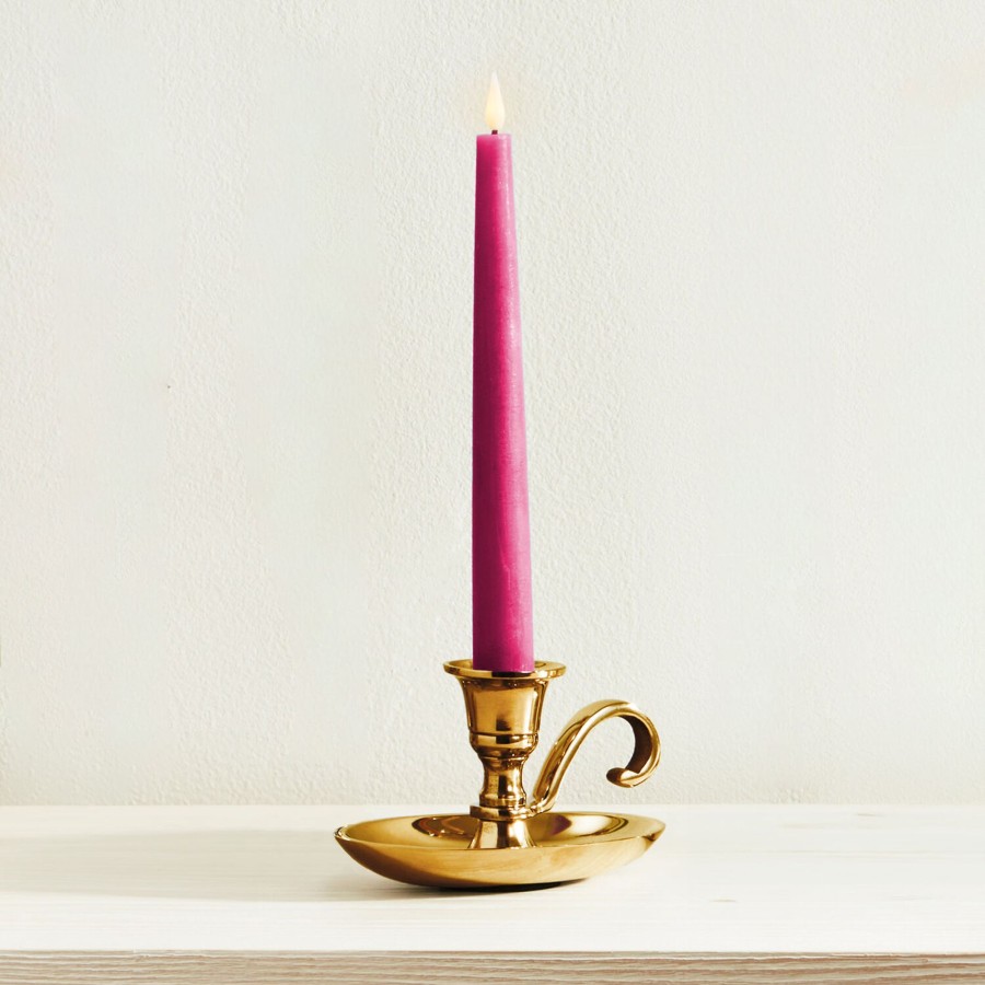 Decor LampLust Taper Candle Holders | Emory Brass Taper Candle Holder