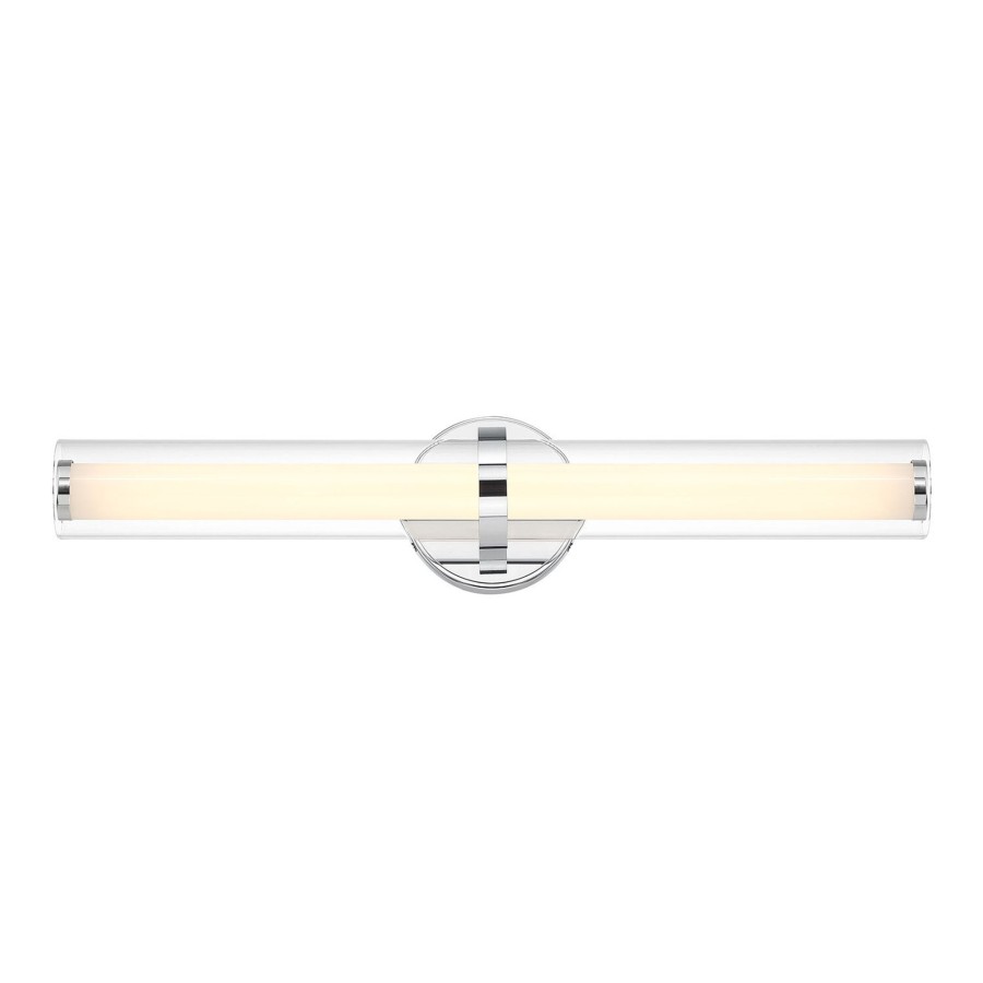 Wall Brooklyn Bulb Co. | Ellie Led Vanity Light, Chrome