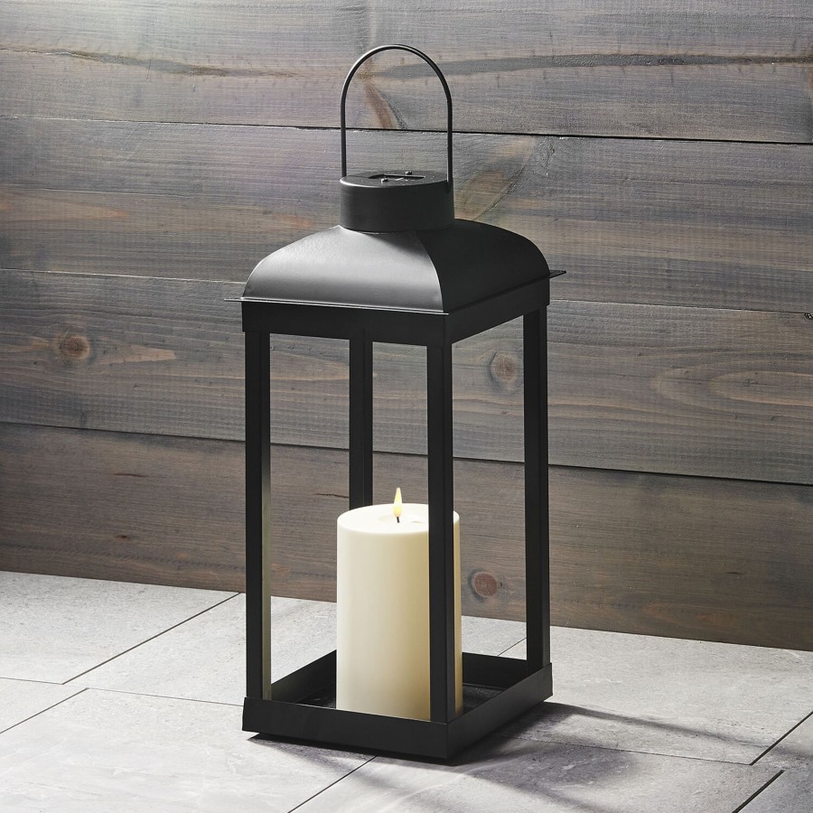 Open Box LampLust | Open Box Tanner Solar Flameless Lantern, Medium