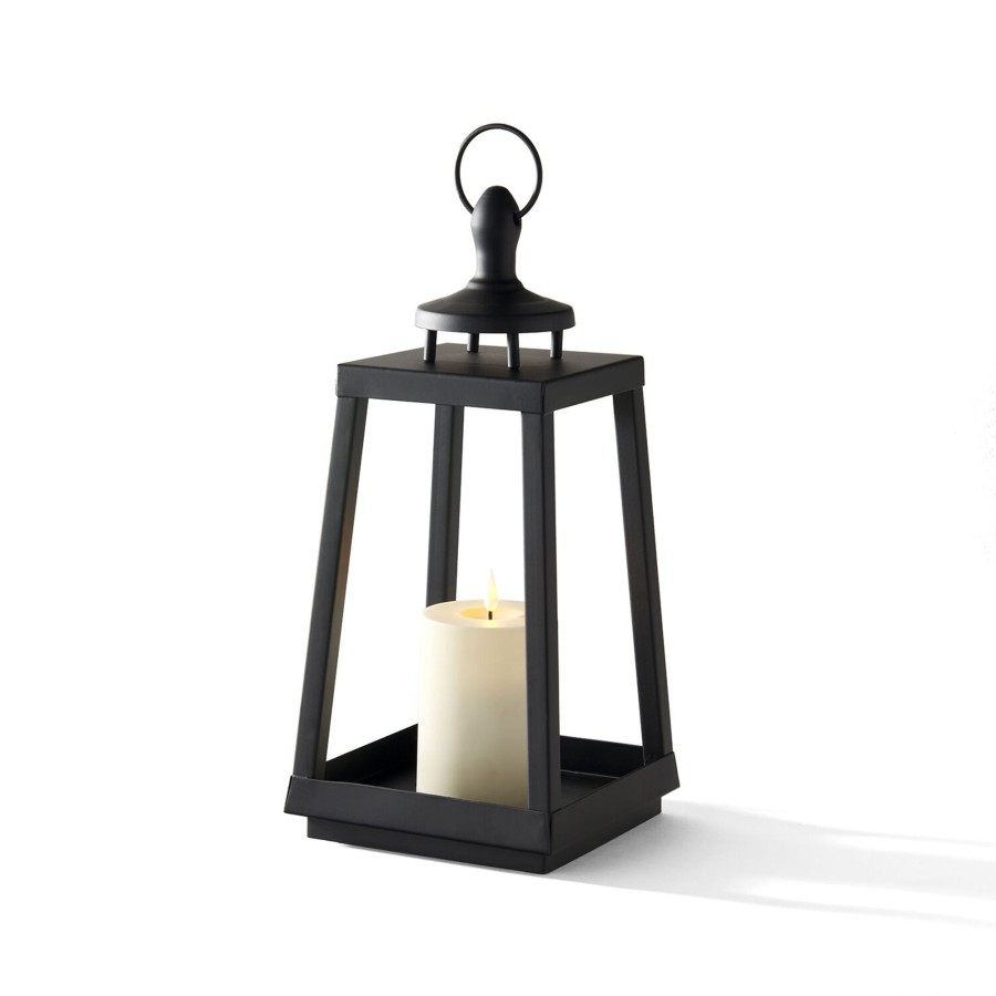 Decor LampLust Outdoor Lanterns | Cooper Outdoor Lantern With Flameless Candle, Medium