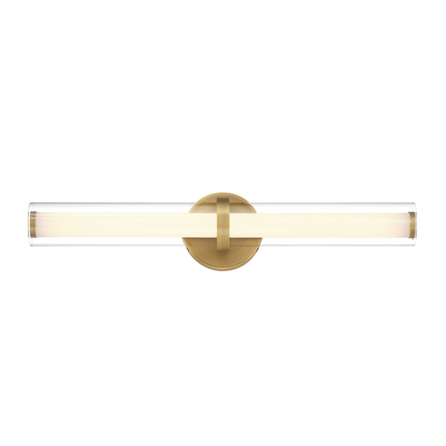 Wall Brooklyn Bulb Co. | Ellie Led Vanity Light, Aged Brass